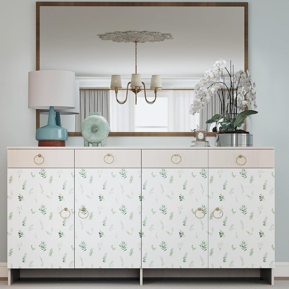 Eucalyptus Peel and Stick Wallpaper view 3