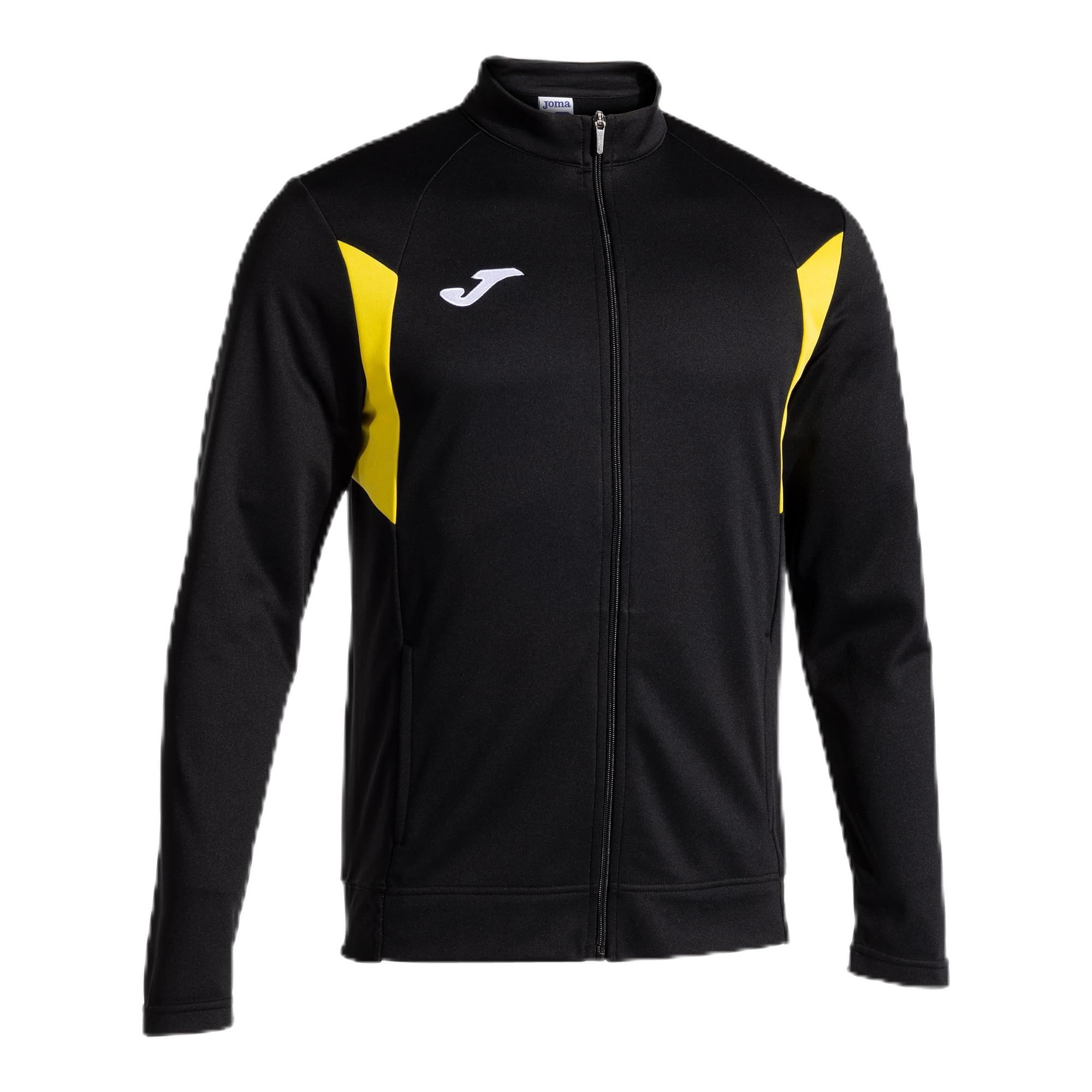 Joma Men's Winner Iii Sweatshirt, Black Yellow, M