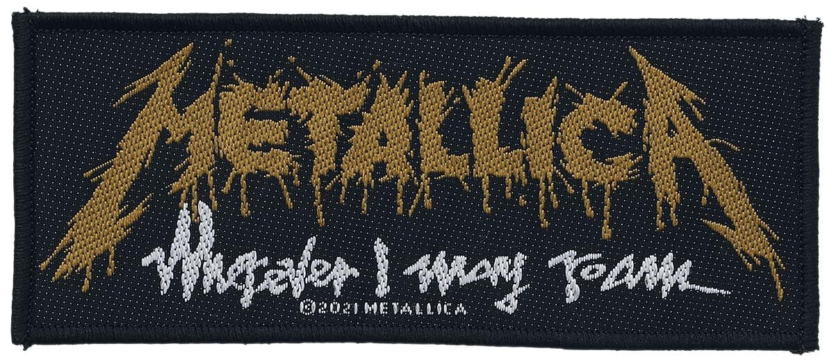 Metallica - Wherever I May Roam LOGO Patch 12cm x 5cm