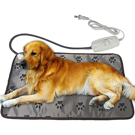XXL Dog Heating Pad for Large Dog Bed Indoor,Waterproof Heated Dog Bed Mat,Pet Heating Pad,Heated cat Bed mat,Heated mat for Small Medium Pet Cat Puppy Dog Blanket,King Size
