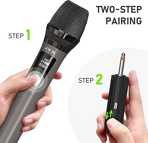 Miniatura 8 de JYX Máquina de karaoke con 4 micrófonos inalámbricos UHF