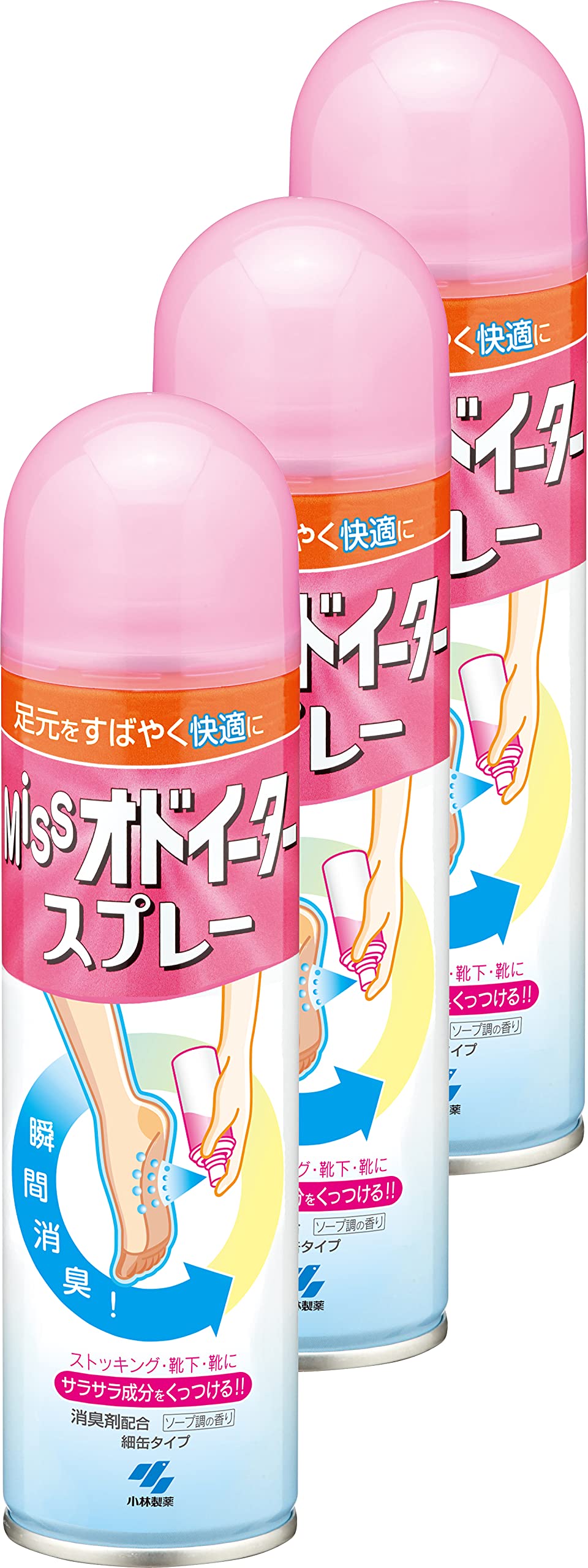 Amazon.co.jp: オドイーター 【まとめ買い】ミス 靴 消臭スプレー