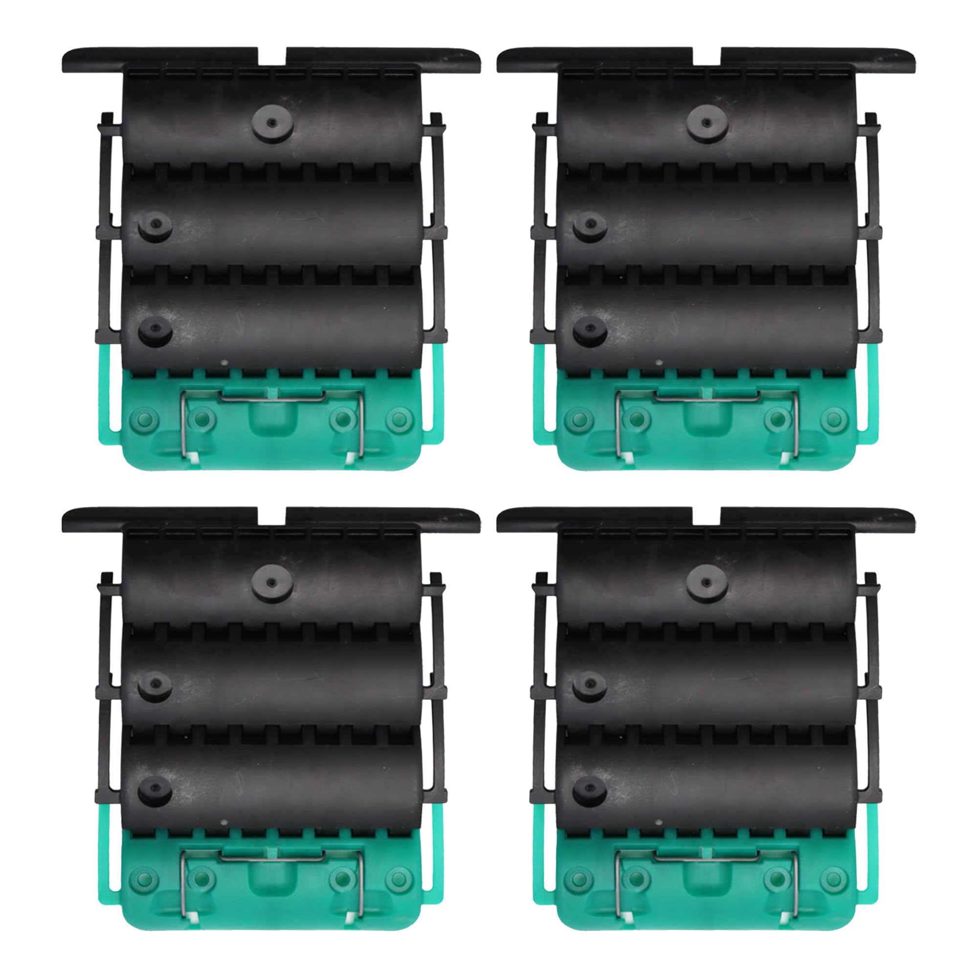 Lot de 4 Attaches de tablier rigide Clicksur H875F pour volet roulant - Fixation de volets roulants - Verrou automatique 3 maillons - Attache tablier de sécurité anti-effraction clipsable