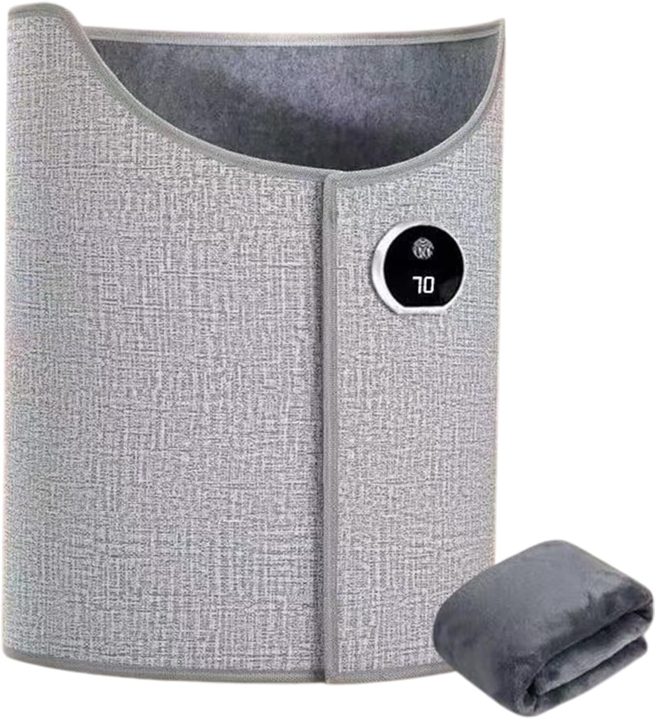 Leg Warmer - Foldable Under Desk Foot Heater for Warmth | Cylindrical Wrap Style Warmer with Heat Retention Lining, Compact Carry Fold & Comfort Fit Feature for Home, Office, Study and Family