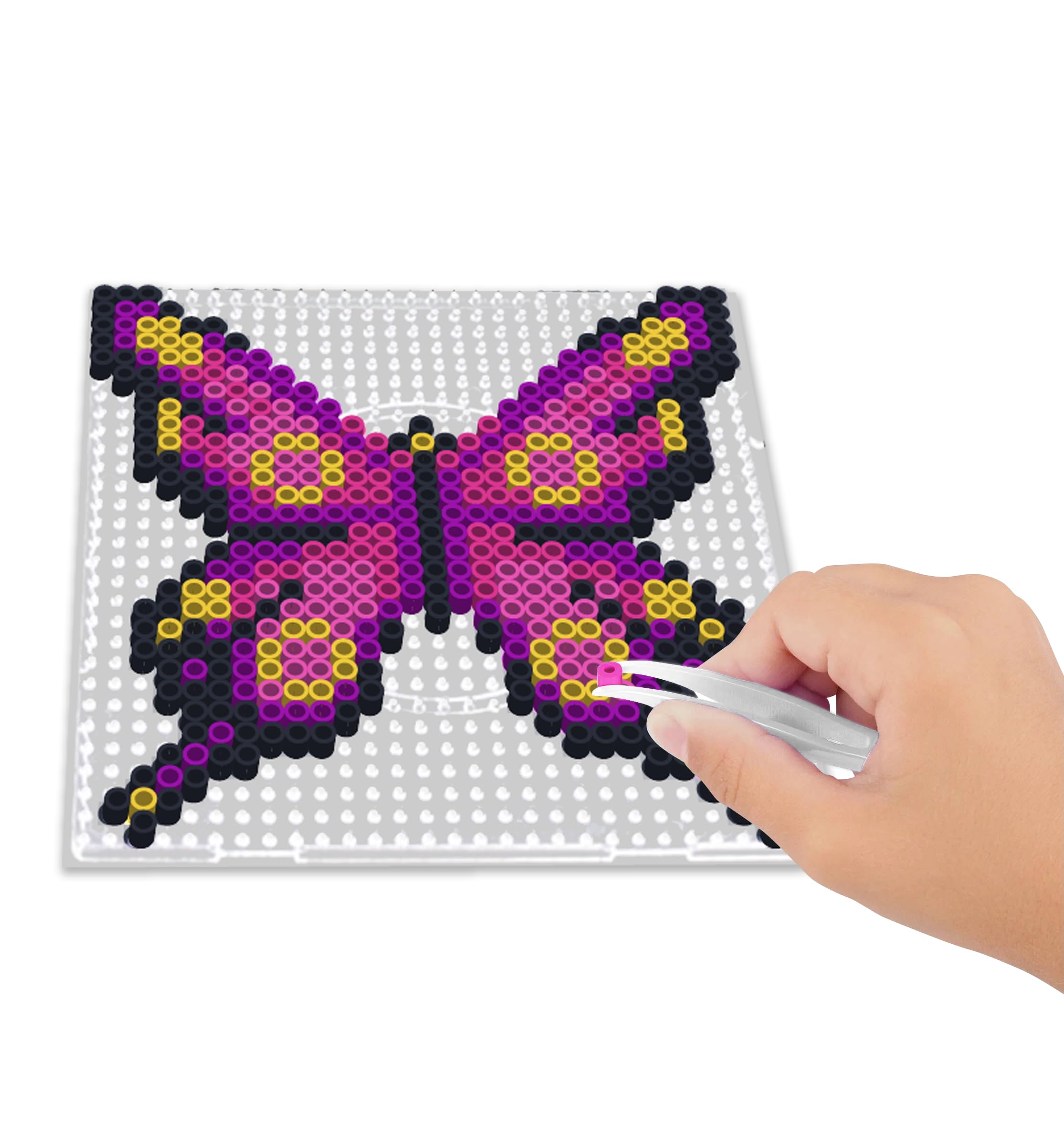 Splat Planet Tropical Design Pixel Art Melty Bead kit Fuse Beads for Kids Craft Art kit (Tropical), 30 Centimeters - Image 3