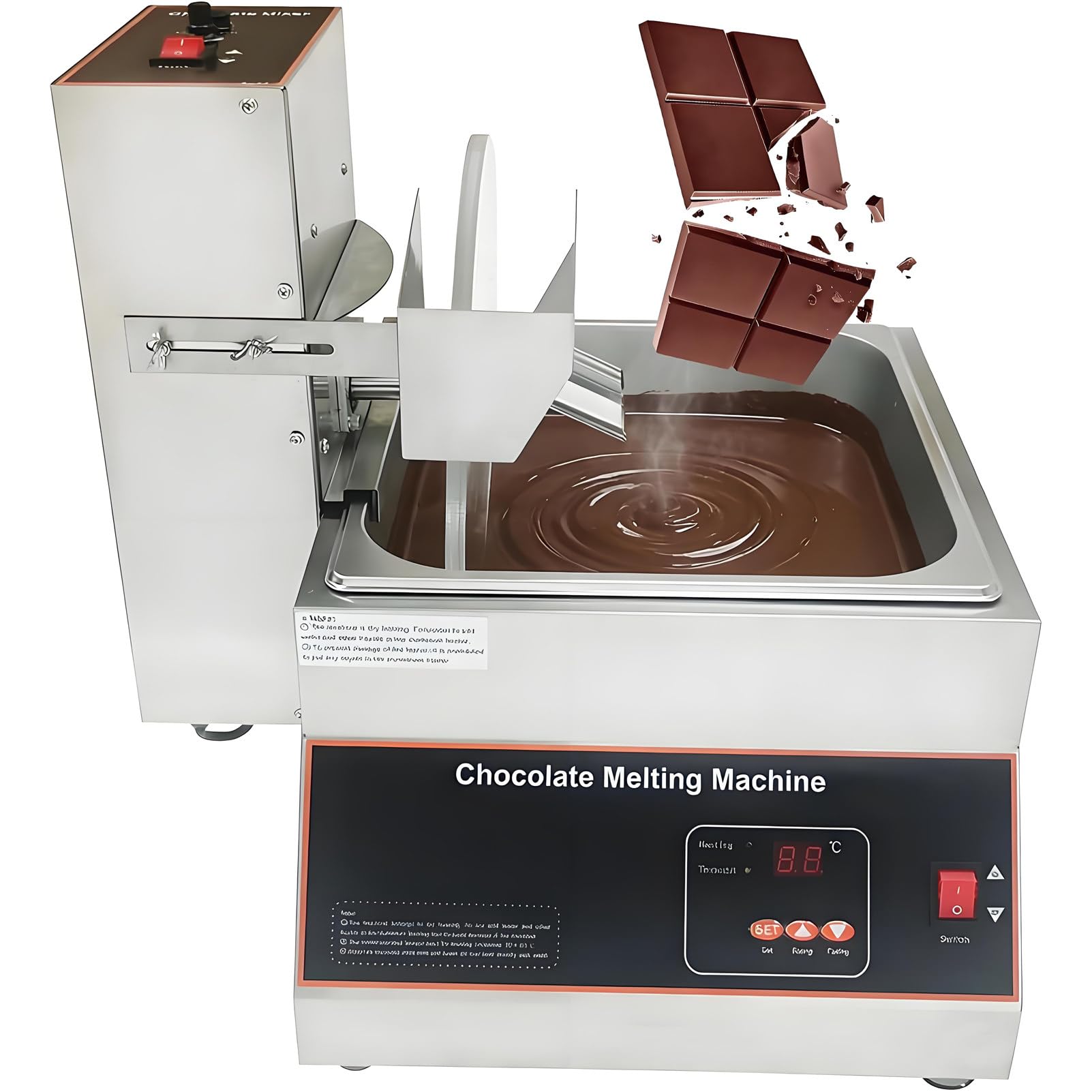 Vasca per Macchina scioglitrice e temperatrice di Cioccolato 12kgMeltingTank+Mixer