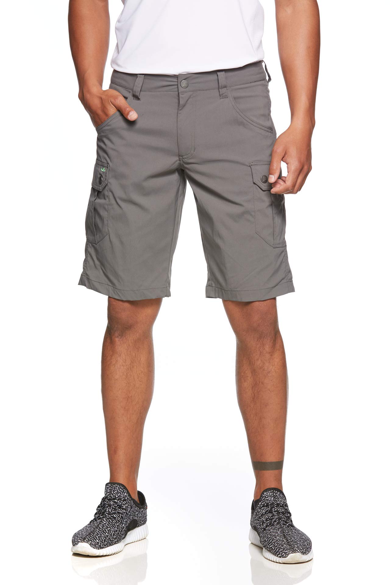 Jeff Green Herren Elastische Schnell Trocknende Leichte Kurze Cargo Outdoor Funktions Hose Stan