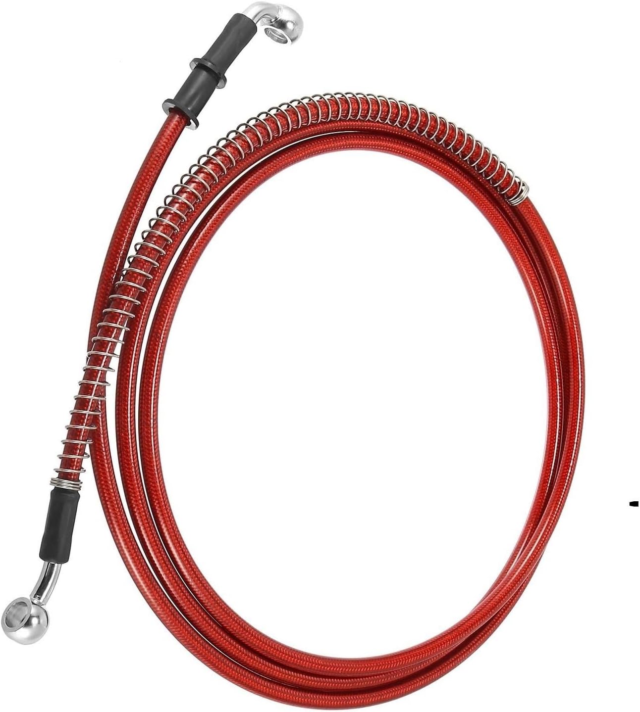 Brake Oil Hose Universal 240cm 94.4"; Motorcycle Brake Clutch Oil Hose Line Pipe Hydraulic Reinforced Stainless Steel Braided