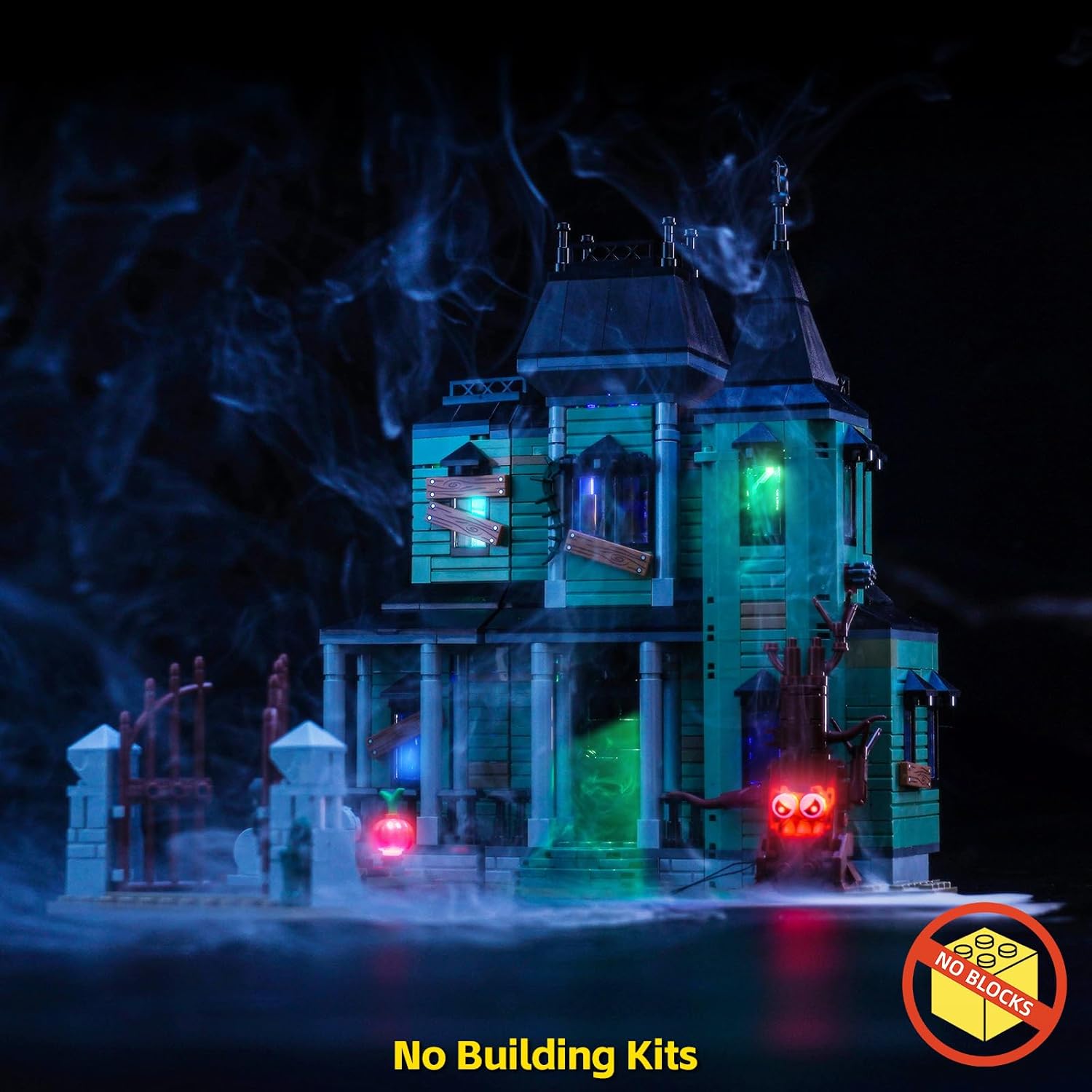 BrickBling LED Light Only, Compatible with Lego Creator 3 in 1 Haunted Mansion, Creative Lighting Compatible with Lego 31167-Excluding Model (Classic Version Light)