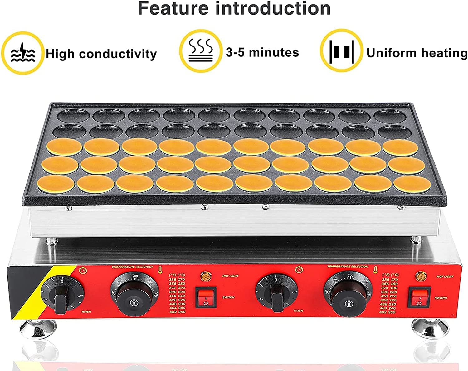 50 bruciatori Causeway, Pannello di Controllo Intelligente, Macchina per Torte Makaron Rotonda Arabia Saudita, Macchina per Forno Commerciale, Macchina per Pancake a Doppio interru,