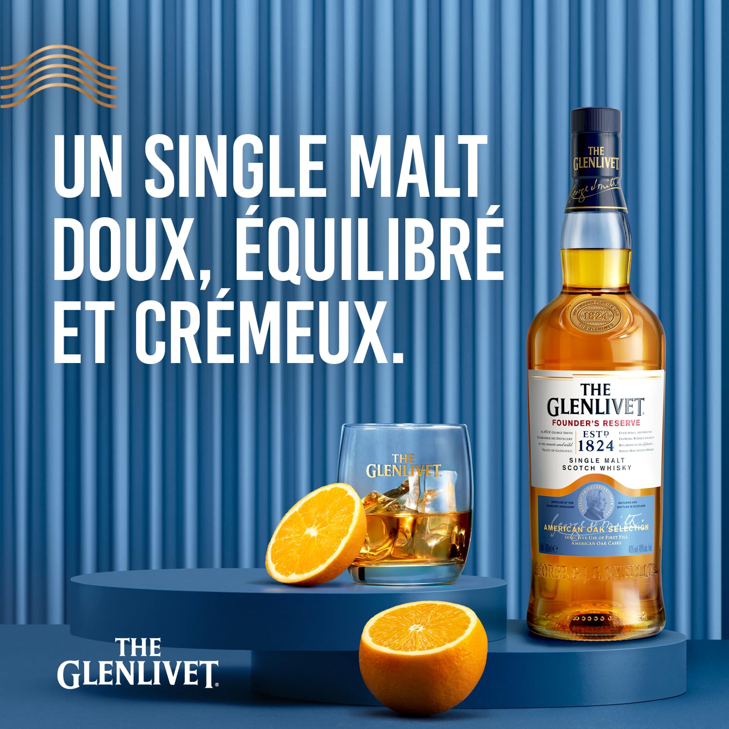 THE GLENLIVET Founder's Reserve Whisky Ecossais Single Malt - 40%, 70cl