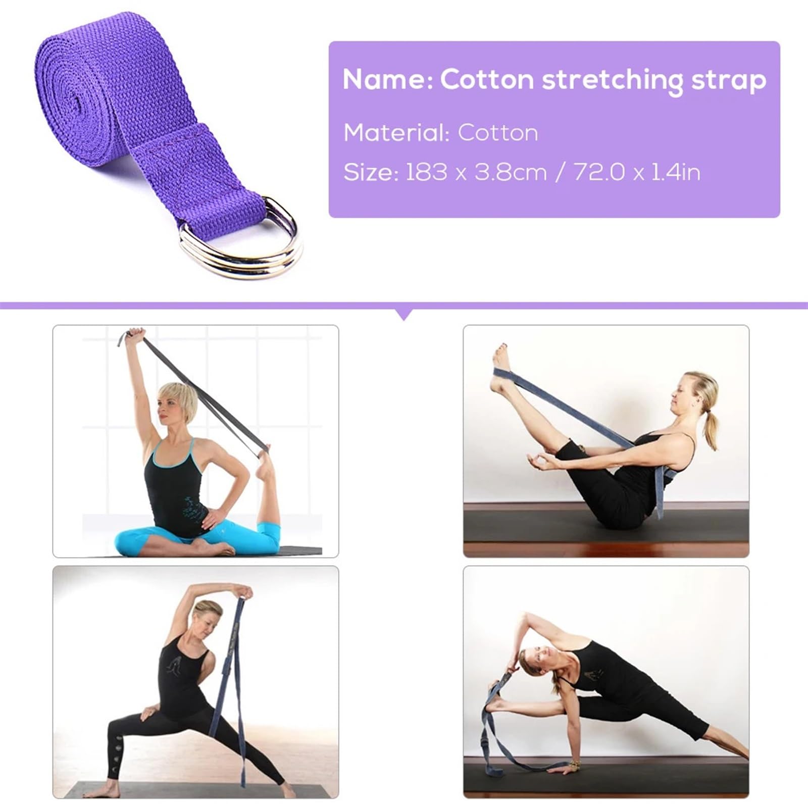 Bloque Yoga Yoga Blocks Cotton Strap Stability Set for Meditation
