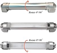 Vista 5 de Lightronic Lámpara LED para escena de área RV de 12.8 pulgadas, 6000 K-blanco frío, alta salida de luz de baja corriente, interruptor basculante
