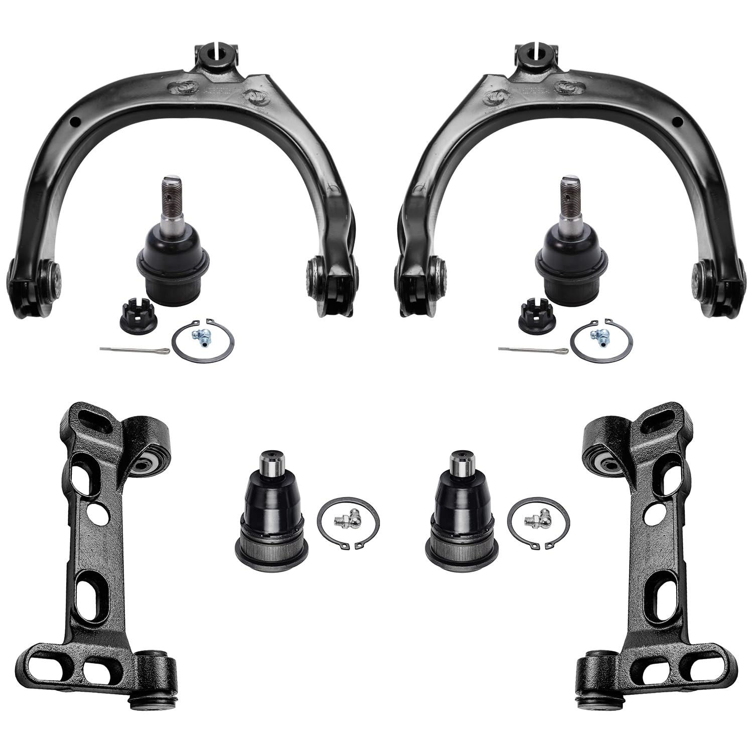 Detroit Axle - 8pc Front End Suspension Kit for Chevy Trailblazer GMC Envoy