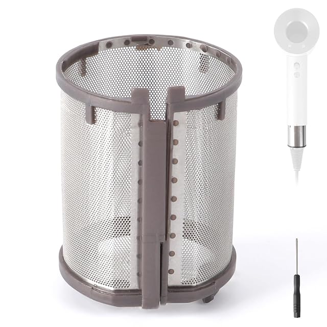 Inner Filter Mesh Compatible with Dyson Supersonic Hair Dryer HD01 HD03 HD08 Models Metal Build-in Net Mesh Strainer