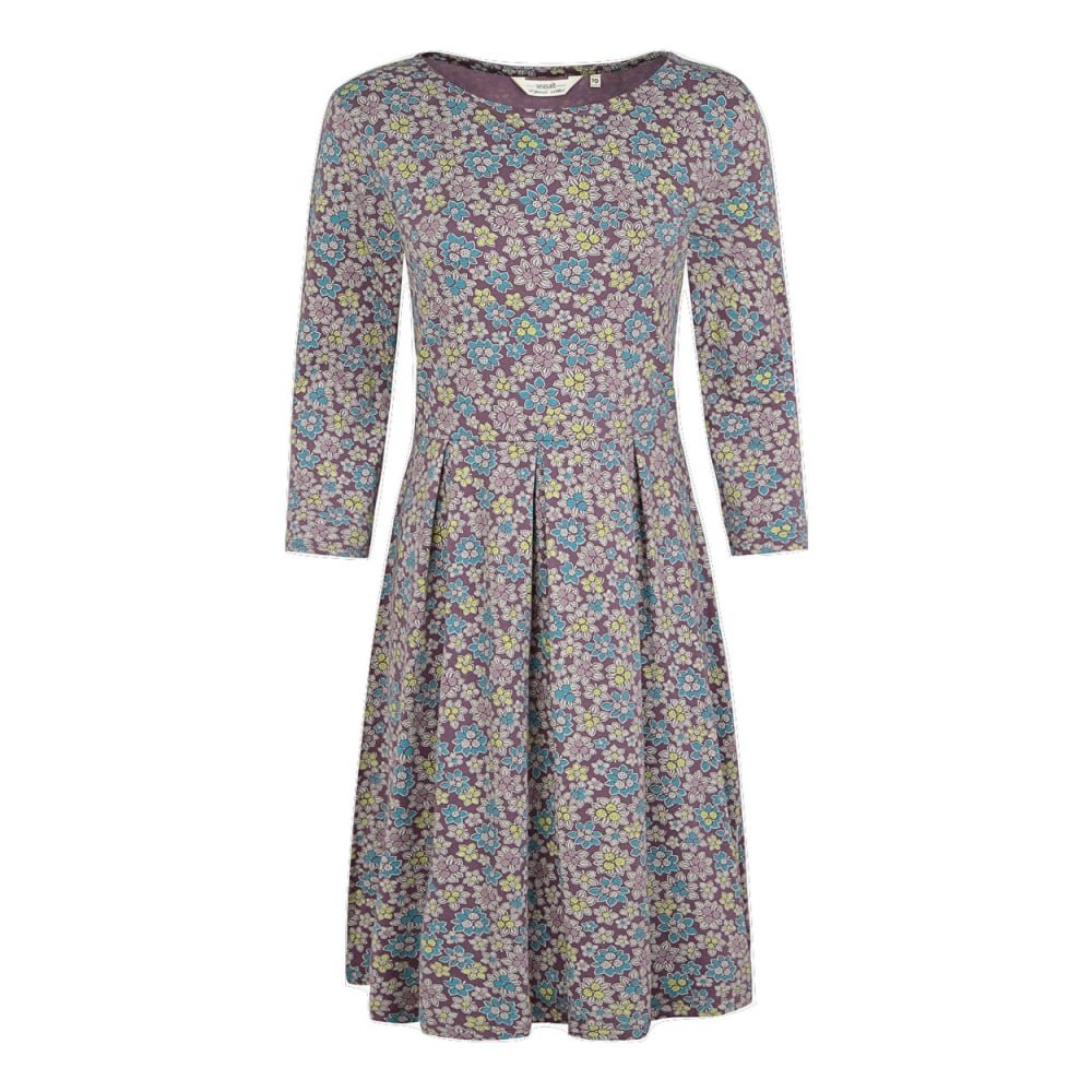 Seasalt Women's Berry Clusters Fig The Mouls Dress (Aw16) Uk8 Eu36 Us4