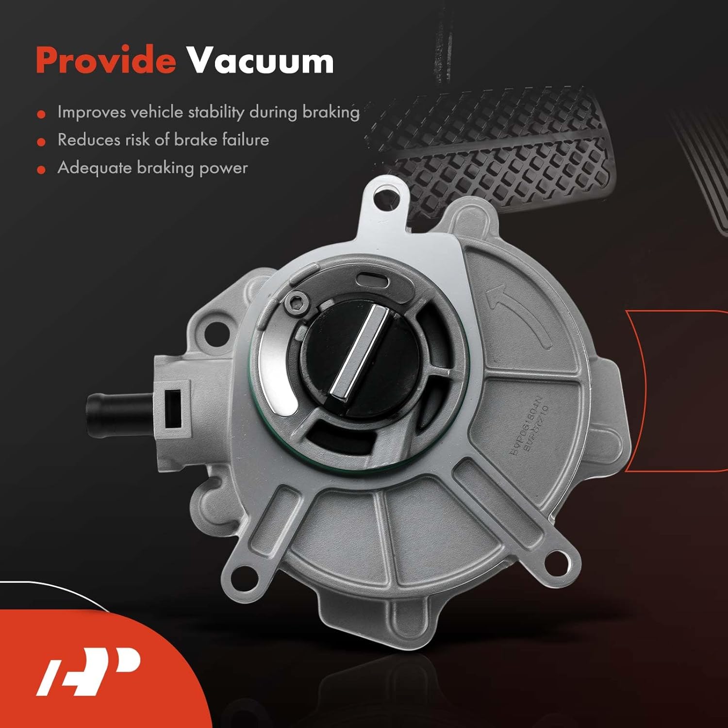 A-Premium Brake Vacuum Pump Compatible with Audi A4 2006-2008 A4 Quattro B7 B6 Series 2005-2008