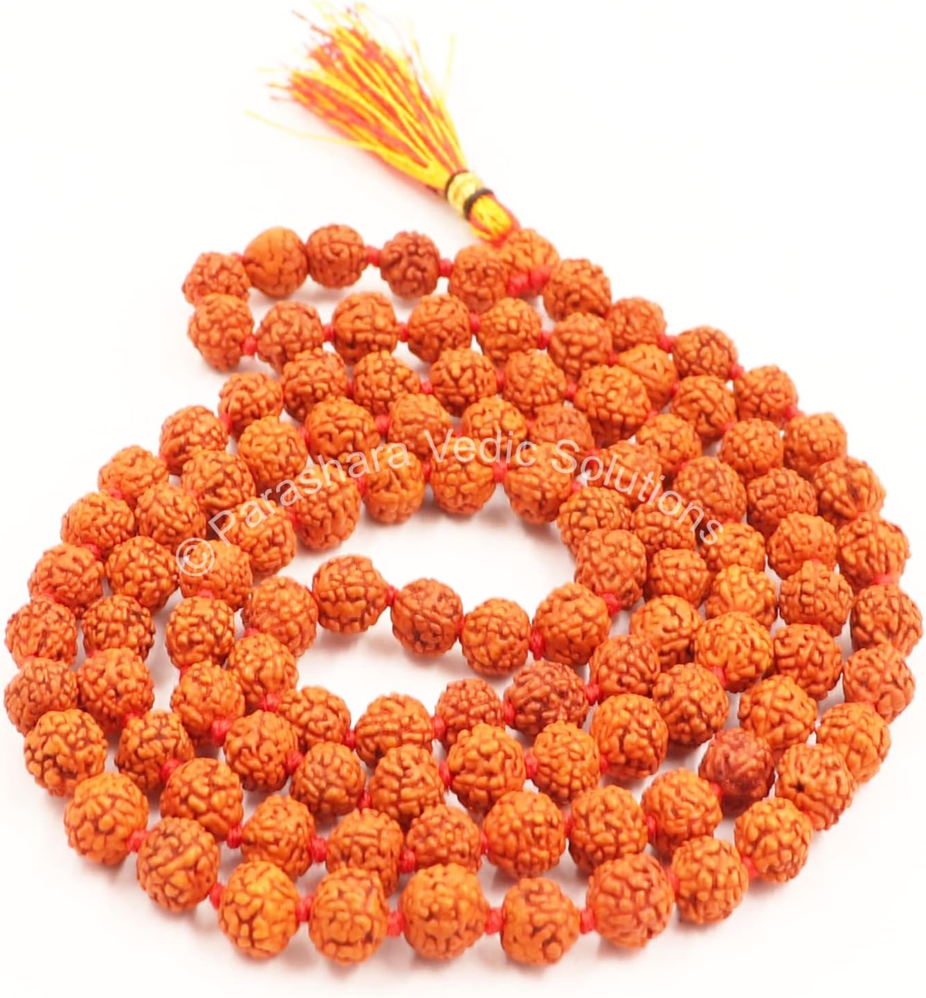 ARKAM Rudraksha Mala Certified/Natural Rudraksh Mala/Original Rudraksha mala Certificate/Small Rudraksham Mala/ 5mm Rudraksha Rosary (Size: 5mm, Beads: 108+1)