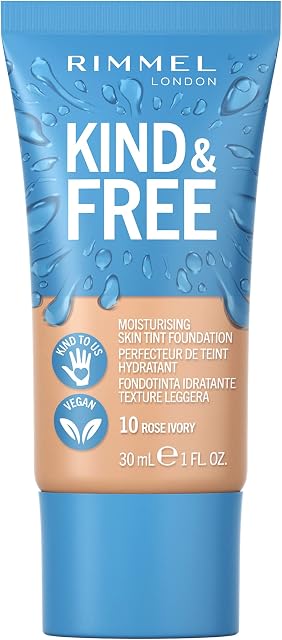 Rimmel Kind + Free Moisturising Skin Tint Foundation, Rose Ivory 10
