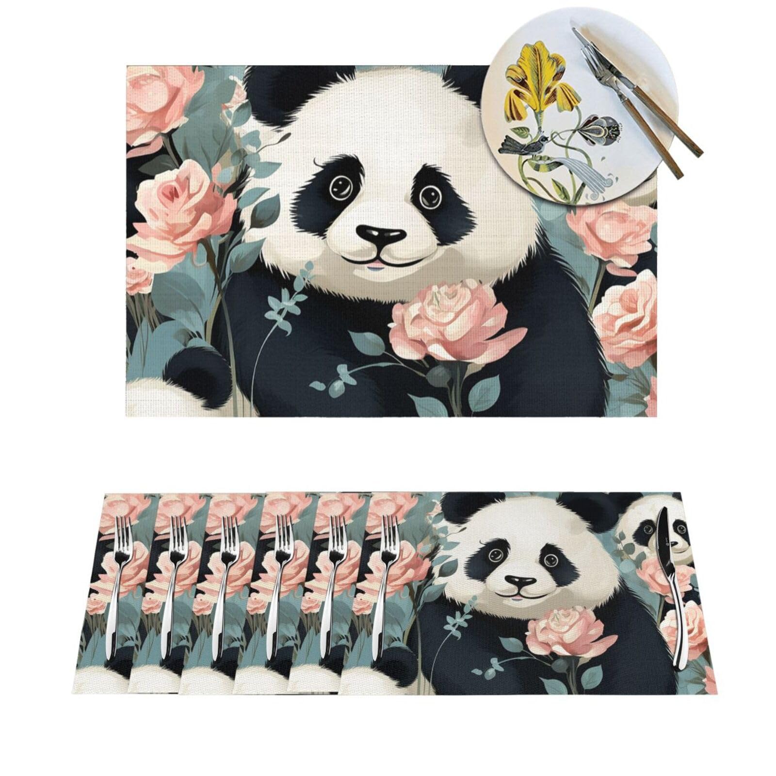 Set de table panda pour stopper les taches et la chaleur