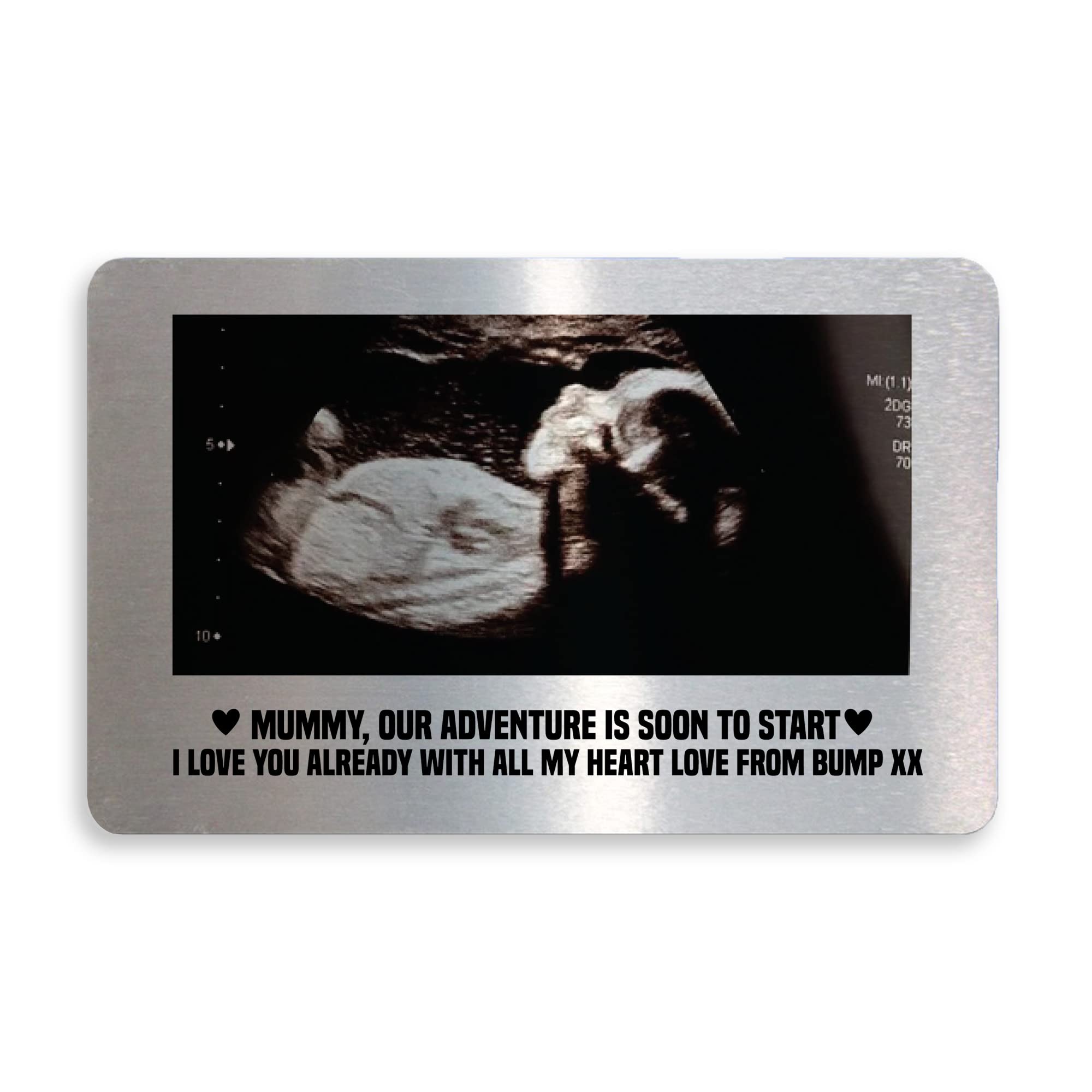 Mummy To Be Gift From Bump Personalised Photo Card Gift From Bump Baby Keepsake