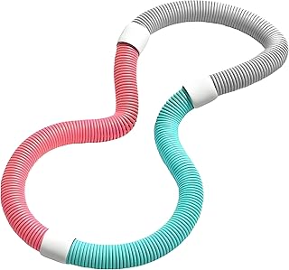 【2025夏新登場】フラフープ ダイエット用 大人用 PVC ソフトスプリングフラフープ 静音設計フラフープ ウエストと腹部のトレーニング 引き締め 有酸素運動 脂肪燃焼 折りたたみ式 フィットネス トレーニング 機器