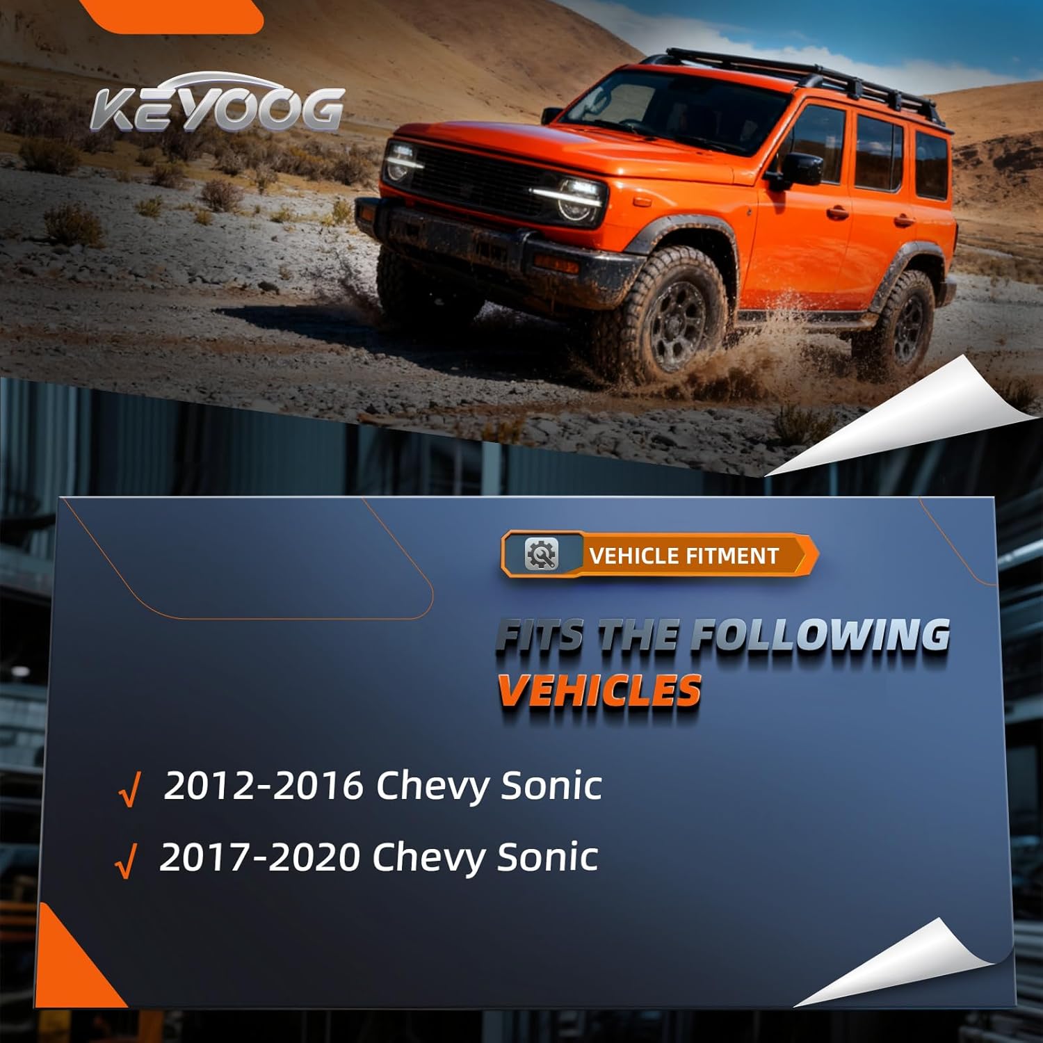 KEYOOG 2Pc Set K622426 K622428 Front Lower Control Arm and Ball Joint Assembly Compatible With 2012-2015 2016-2020 Chevy Sonic (OE# 95281651 95281652 95918880 95918881 522-065 522-066)