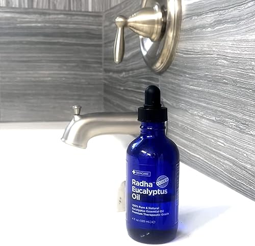 Miniatura 8 de Radha Belleza Eucalipto Aceite Esencial  Grande 4 oz  100% puro & Natural Grado Terapéutico