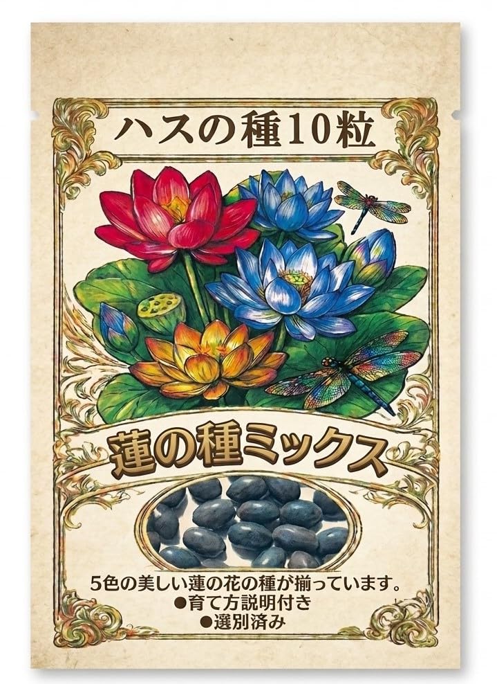 Amazon.co.jp: 茶碗ハス 種 10粒 ミックス｜ミニ蓮 小型蓮 フラワー