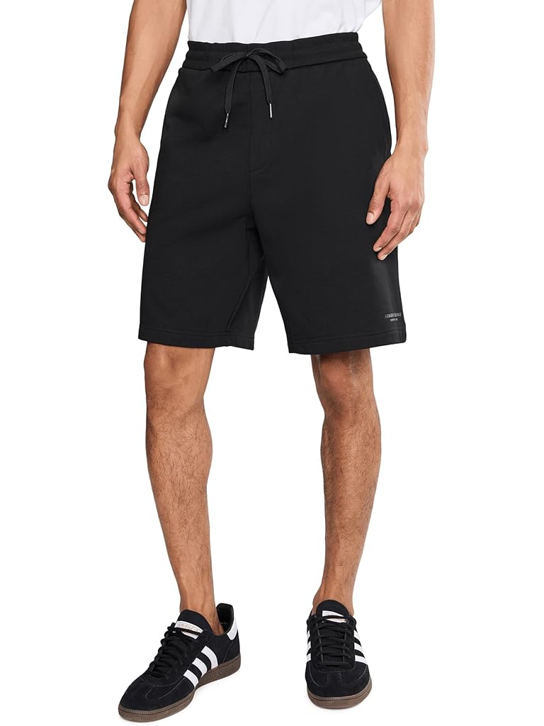 Black Armani Exchange Essential Drawstring Shorts
