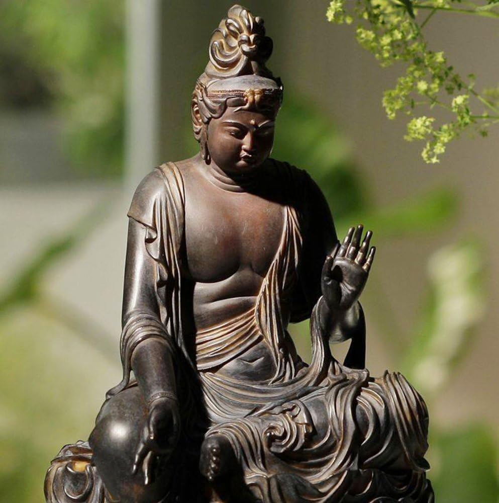 ♥☆彡　銅製　普賢菩薩像　仏像　5,4kg　骨董　観音様　観音像　仏壇　仏具 ♥☆彡 銅製 普賢菩薩像 仏像 5,4kg 骨董 観音様 観音像