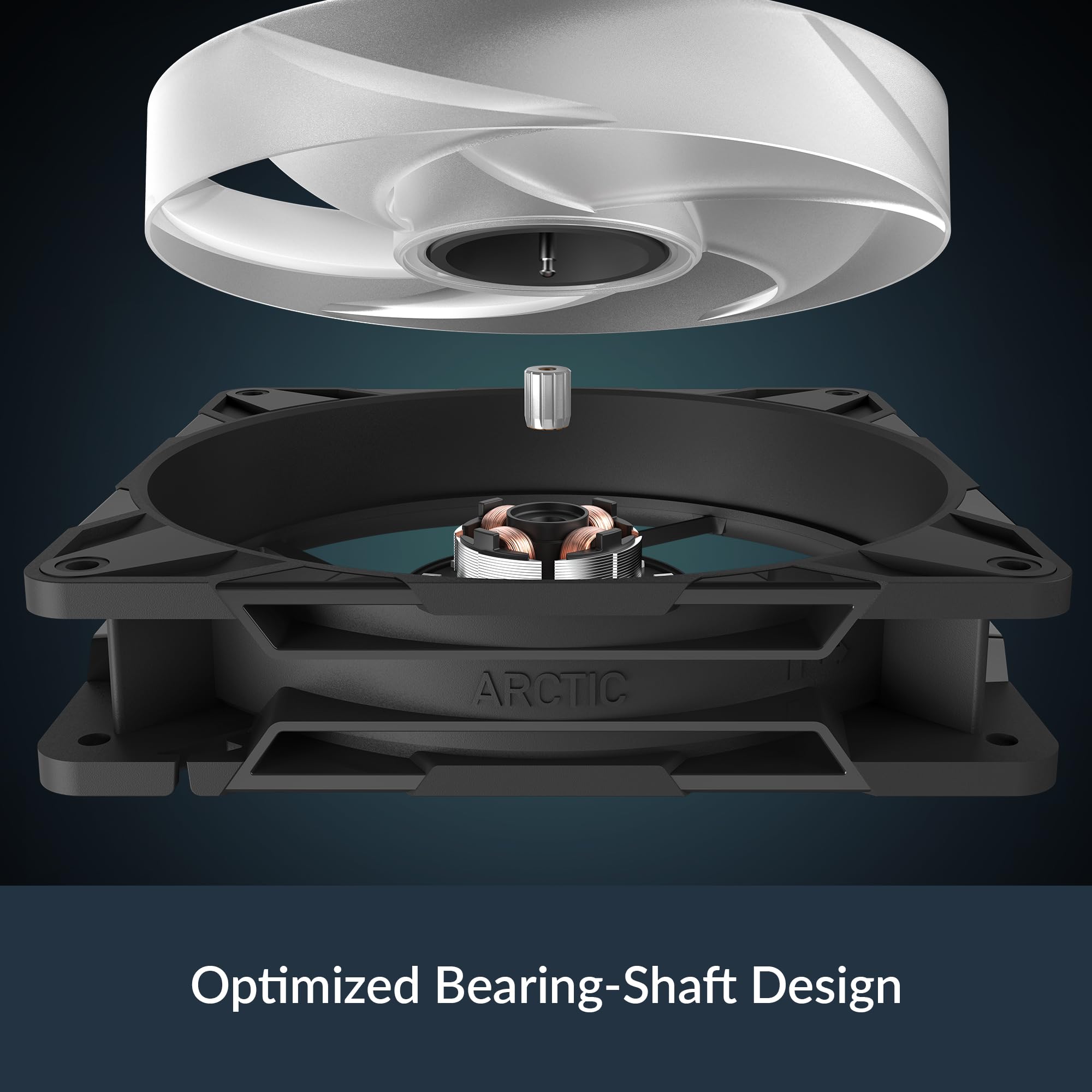 ARCTIC P14 Pro Reverse A-RGB – 3 Pack – 140 mm Najwyższej jakości wentylator rewersyjny z rozdzielaczem, PWM z rozgałęźnikiem kabla Y, 400-2650 rpm, 0 rpm <5% PWM, 5V D RGB, FDB, 4-Pin - Czarny