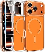 Vista 280 de FNTCASE Funda para iPhone 15 Plus: Fundas magnéticas transparentes para teléfono con protector de pantalla compatible con Magsafe Slim Anti