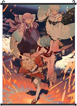 Amazon Co Jp ポスター 壁掛 かわいい アニメ柄 キャラクター柄 東方シリーズ 和風 アートパネル アートポスター キャンバス絵画 インテリアアート おしゃれ 布ポスター 絵画 壁紙ポスター 壁飾り リビング 室内 ポスターカーテン 室内装飾 アニメ愛好者 新居祝い 贈り物