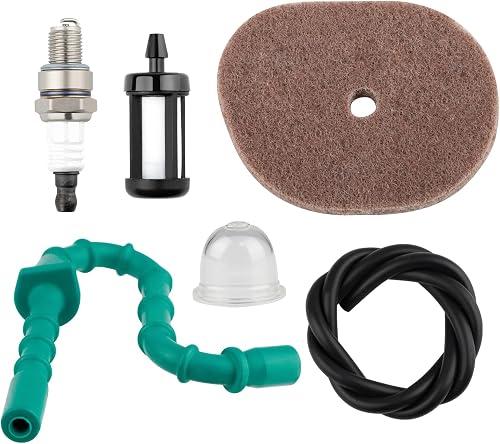 FS 56RC Air Filter Fuel Line Tune-up Kit for Stihl FS56RC FS70R KM56RC FS40C FS56 FS56C FS56R FS40 FS50 FS50C FS70RC FS70C FC56 HT56C HL56K Weed Eater Trimmer Parts