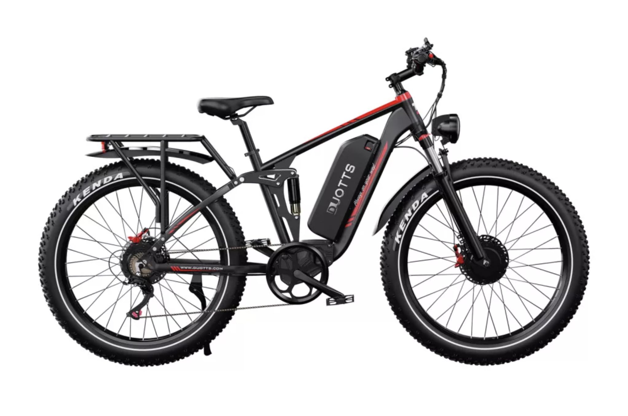 Vélo Électrique Tout-Terrain – Compatible avec Duotts S26 Pro | 250W | Fat Bike 26" | Autonomie 120 km | Shimano 7 Vitesses | Vitesse limitée 25 km/h