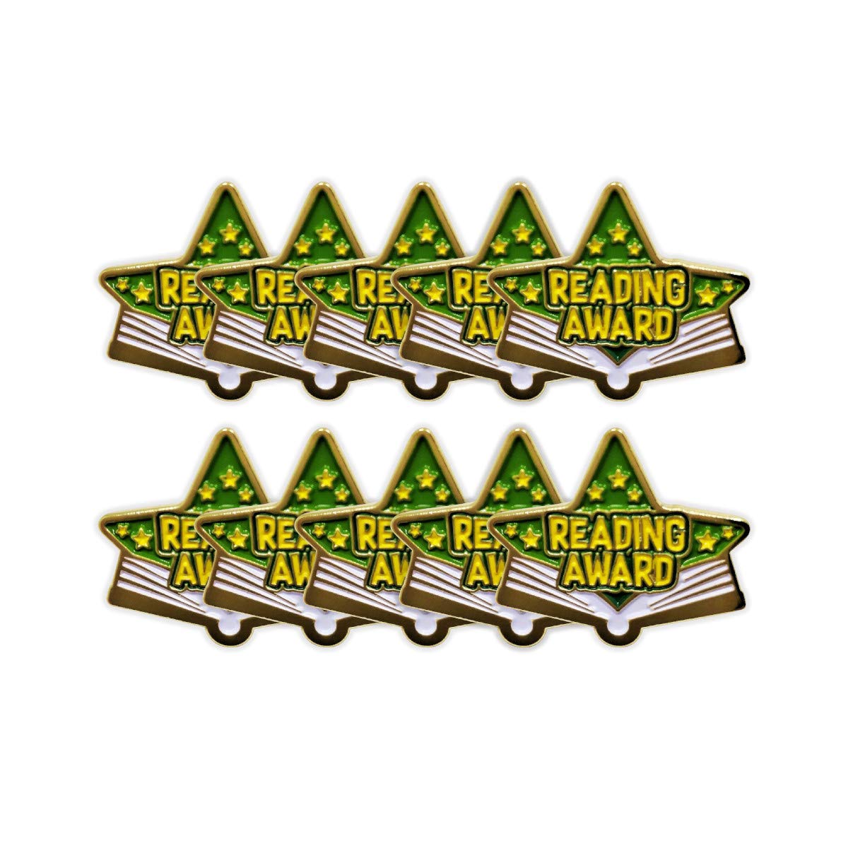 Reading Award Enamel Badge 10 Pack - Image 2