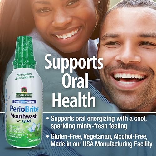 Miniatura 5 de Enjuague bucal Nature's Answer PerioBrite, sin alcohol