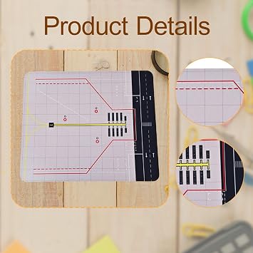Parking Apron Model Mat Decoration Multifunctional 1/200 Display Scale Airplane Model Parking Apron for Diorama Hobby Models