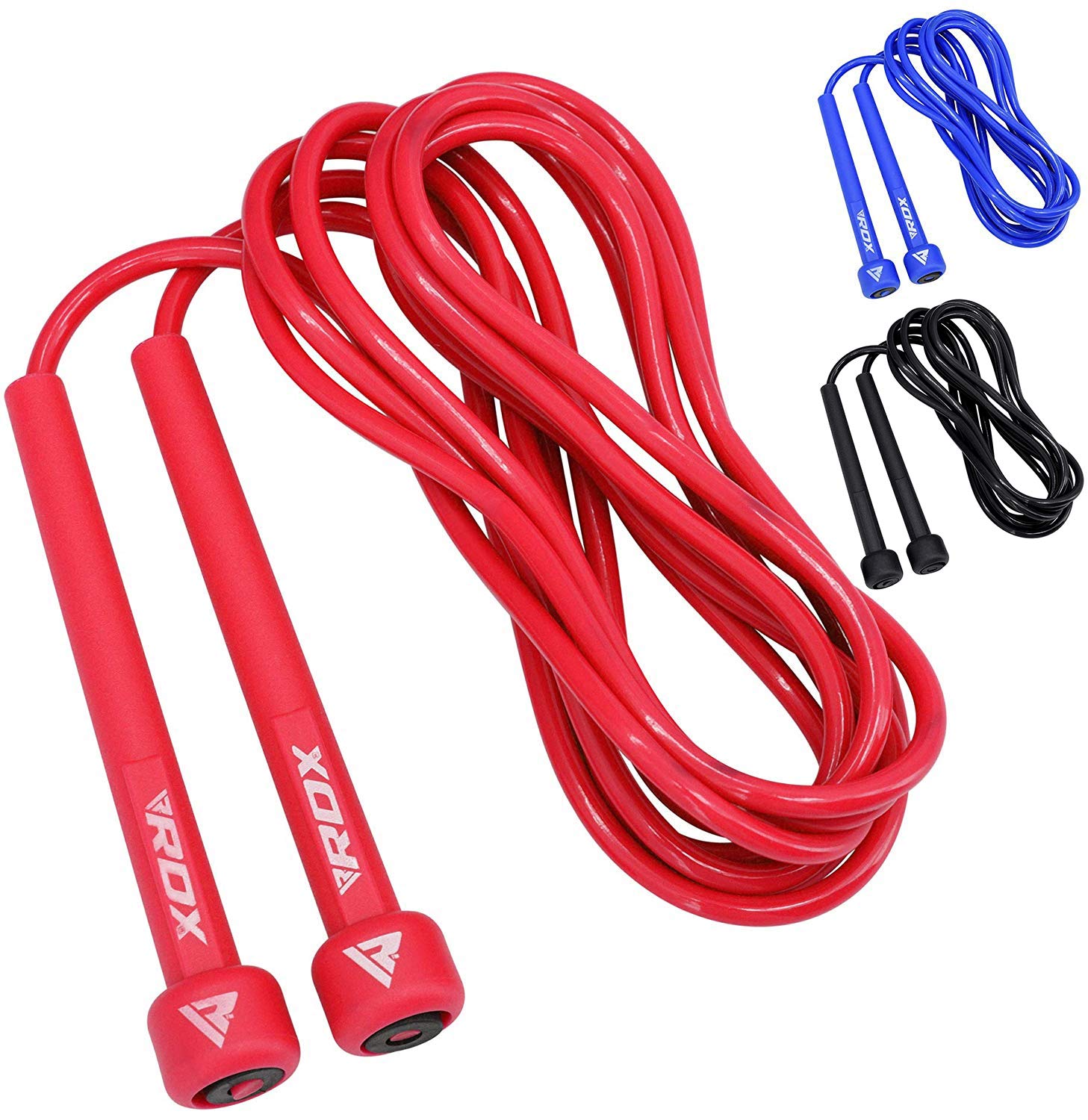 RDX Skipping Rope Adjustable PVC Jump Speed MMA Boxing Fat Loss Gym Weight Gymnastics Fitness Jumping Cable Workout Exercise High Intensity Interval Training