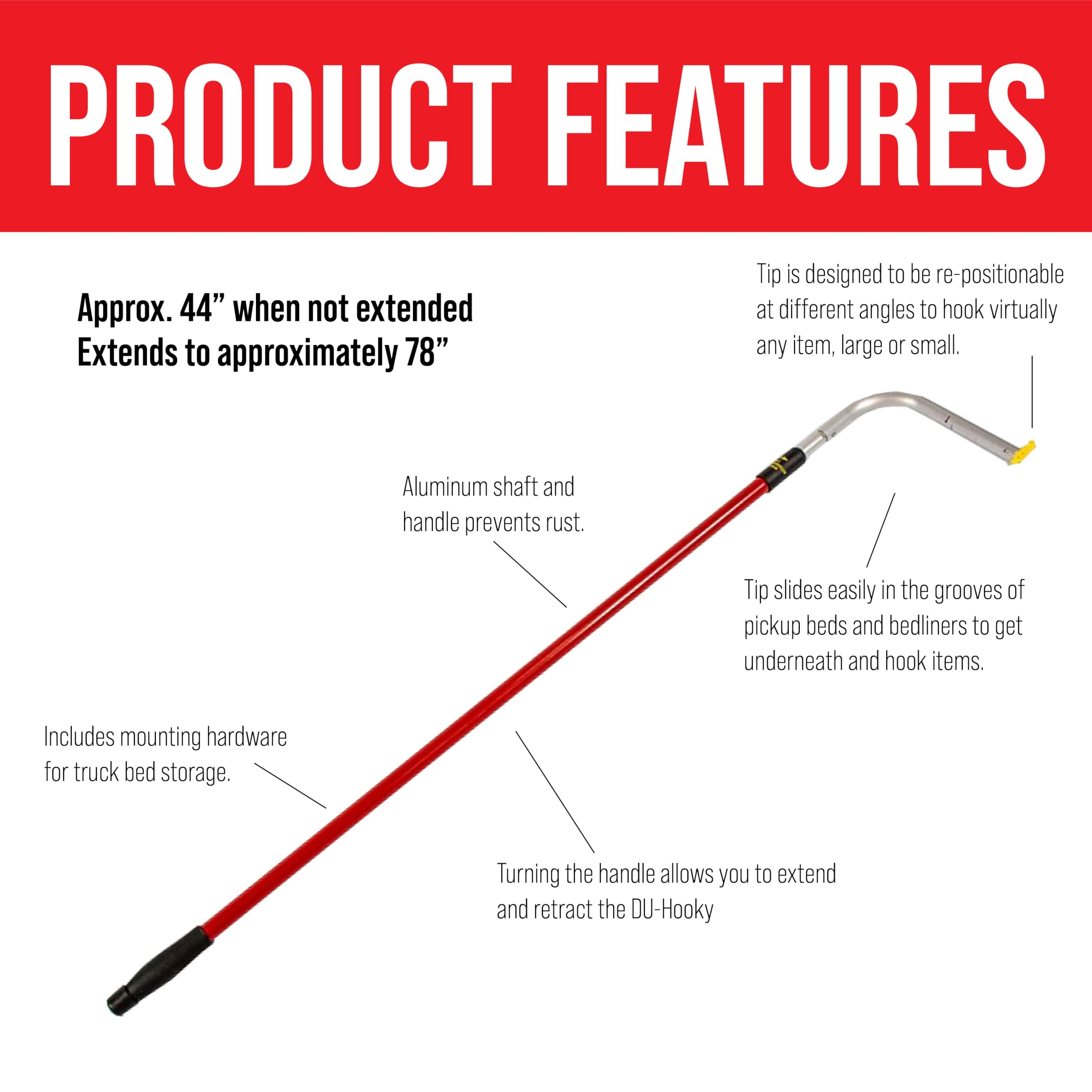 Amazon.com: DuHa 70099 DU-Hooky Extendable Reaching Tool with