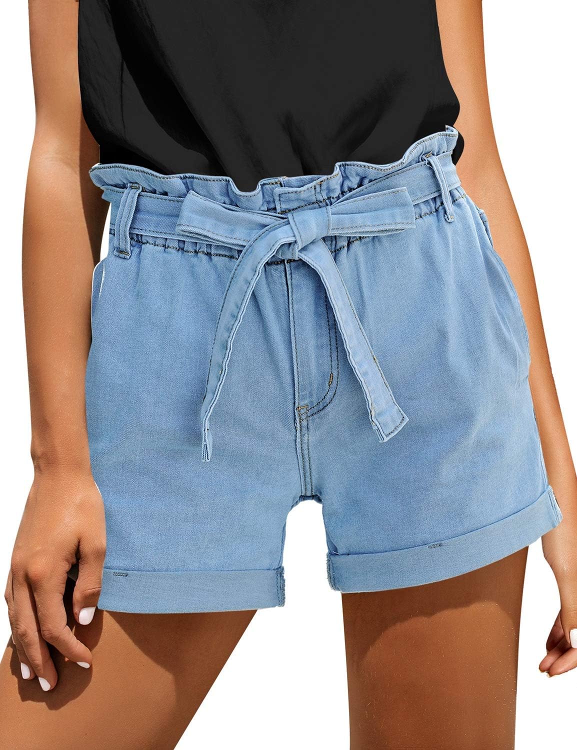 short com laço na cintura