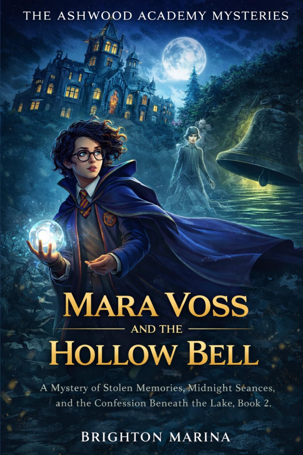 Mara Voss and the Hollow Bell: A Mystery of Stolen Memories, Midnight Séances, and the Confession Beneath the Lake (Ashwood Academy Mysteries, Book 2)