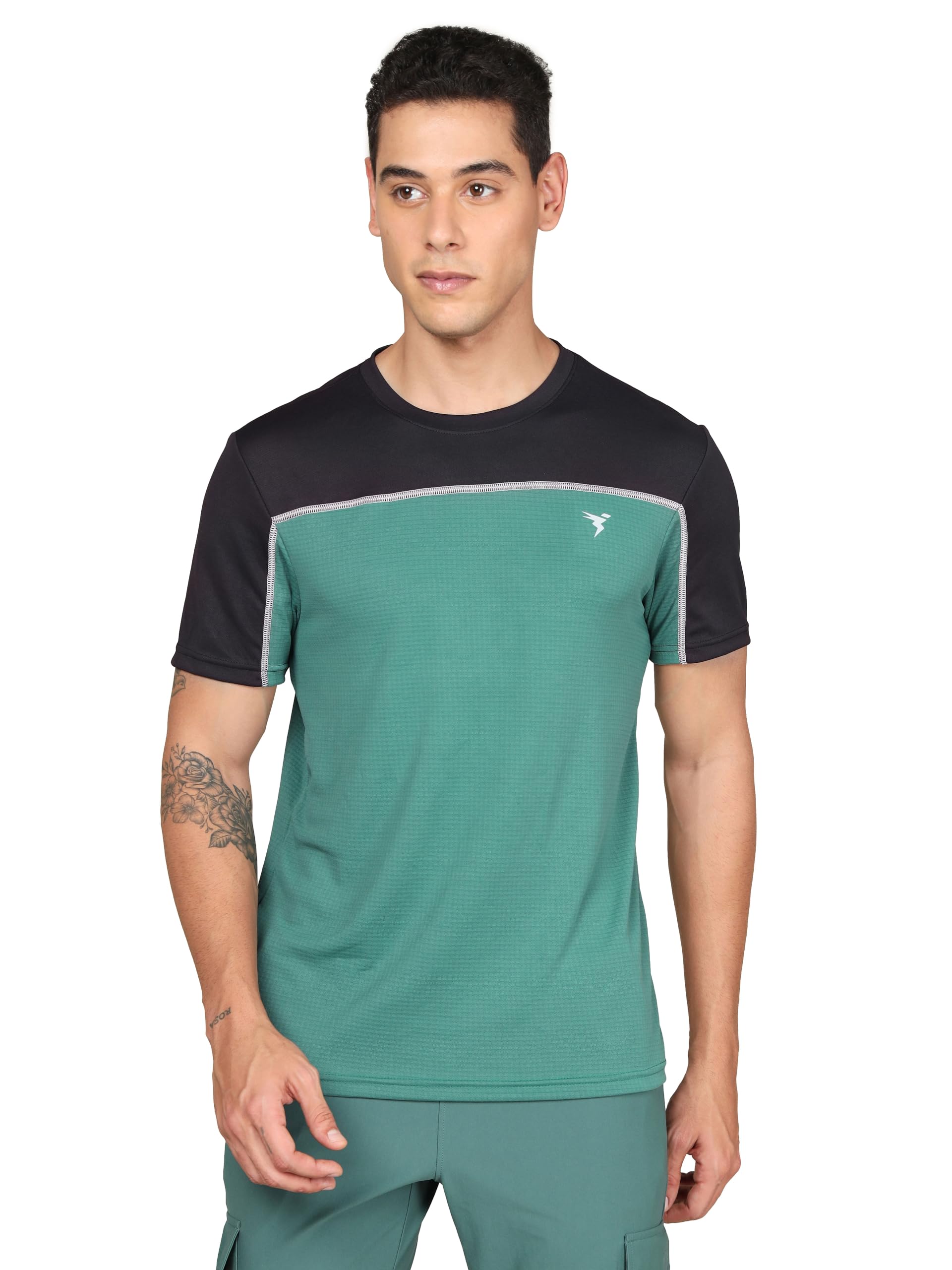 TECHNOSPORTMen's Slim Fit Active T-Shirt - (MTP706_P) Pack of 1