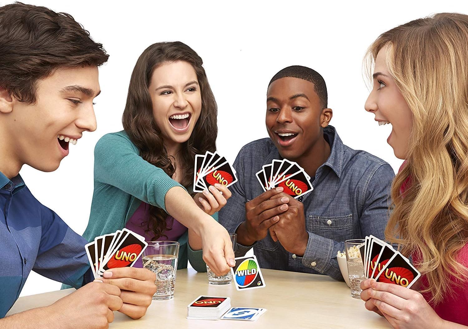 Mattel Uno, Flip and Dos Lot de 3 jeux de cartes Combo