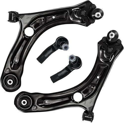 Miniatura 435 de Detroit Axle - Kit de brazos de control delanteros de 4 piezas para Chevrolet Aveo Aveo5 Pontiac G3 Wave Wave5 Suzuki Swift+, 2 brazos de control