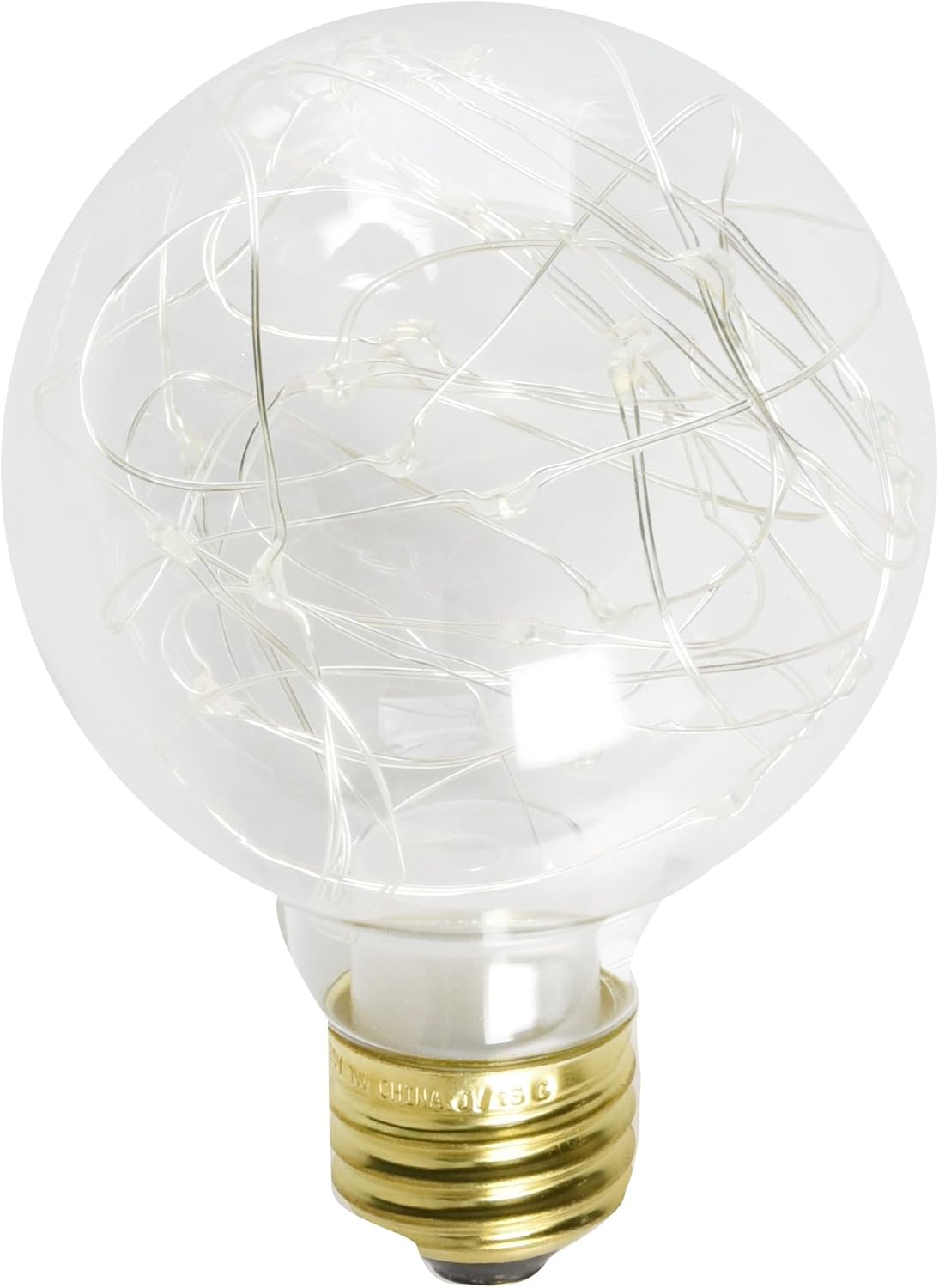 Darice 30024472 Cleveland Vintage Lighting Colored G80 Moonlight Glass Bulb