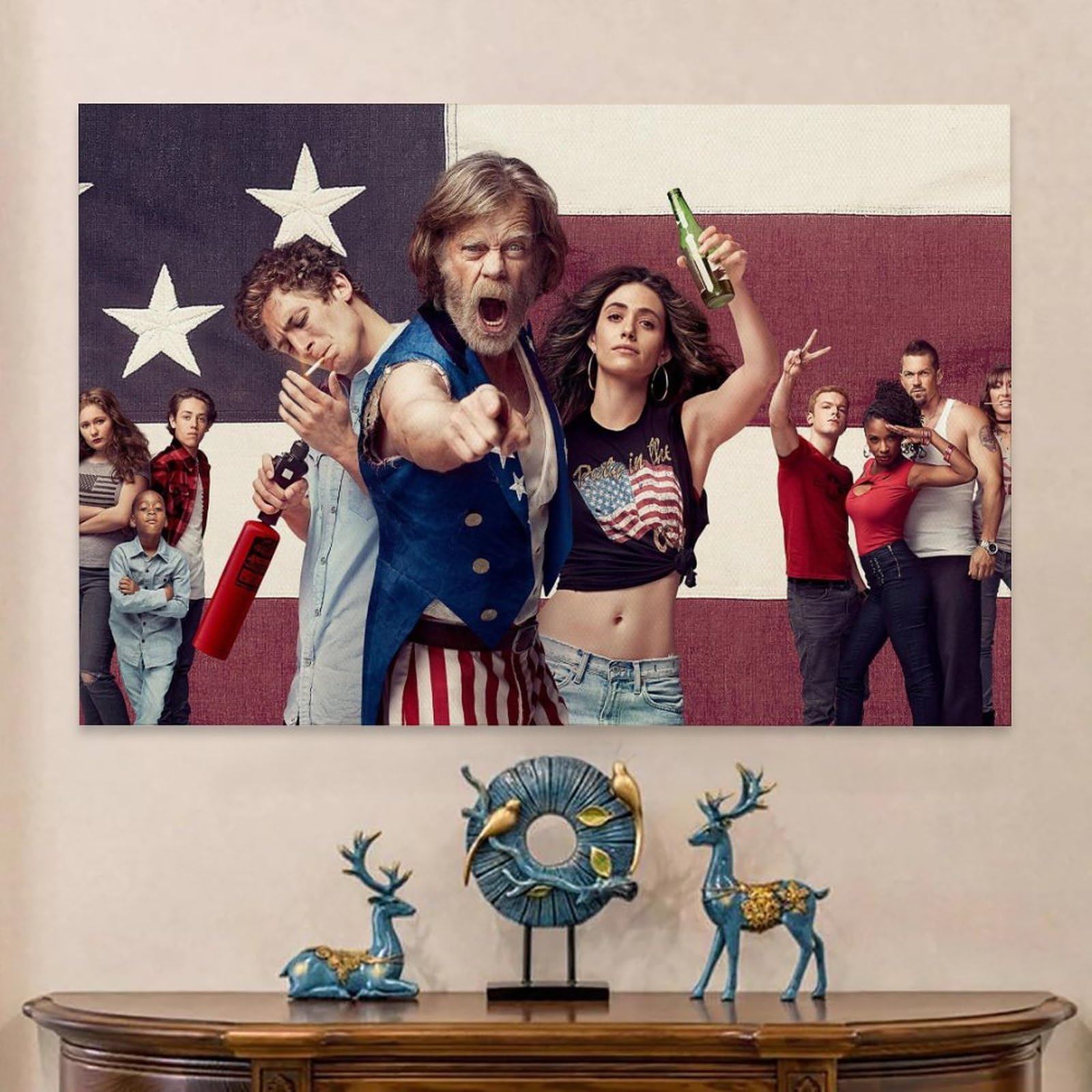 Poster Su Tela Shameless TV: L'estetica Perfetta Per La Tua Camera Da Letto (30x45 Cm, Senza Cornice)!