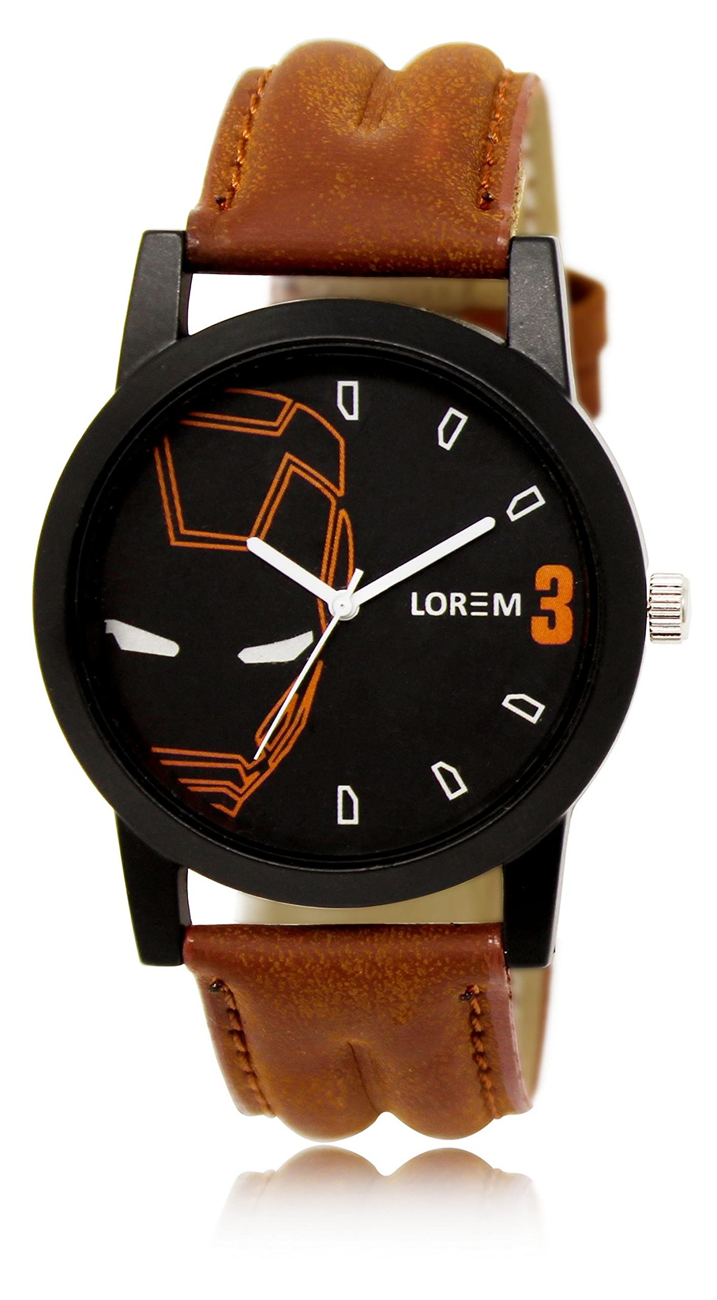 LOREM Multicolor Iron Man Analog Watch for Men LR04 (B0C2CZ44M4) Amazon Price History, Amazon Price Tracker