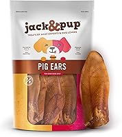 Vista 7 de Jack & Pup Astillas de orejas de cerdo (1 libra) – Masticables naturales de primera calidad para perros, orejas de cerdo, golosinas saludables